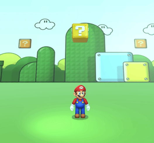 Animated GIF of Mario Jumping developed for an assignment